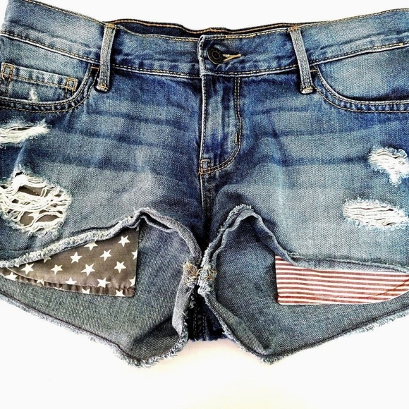 old navy flag shorts